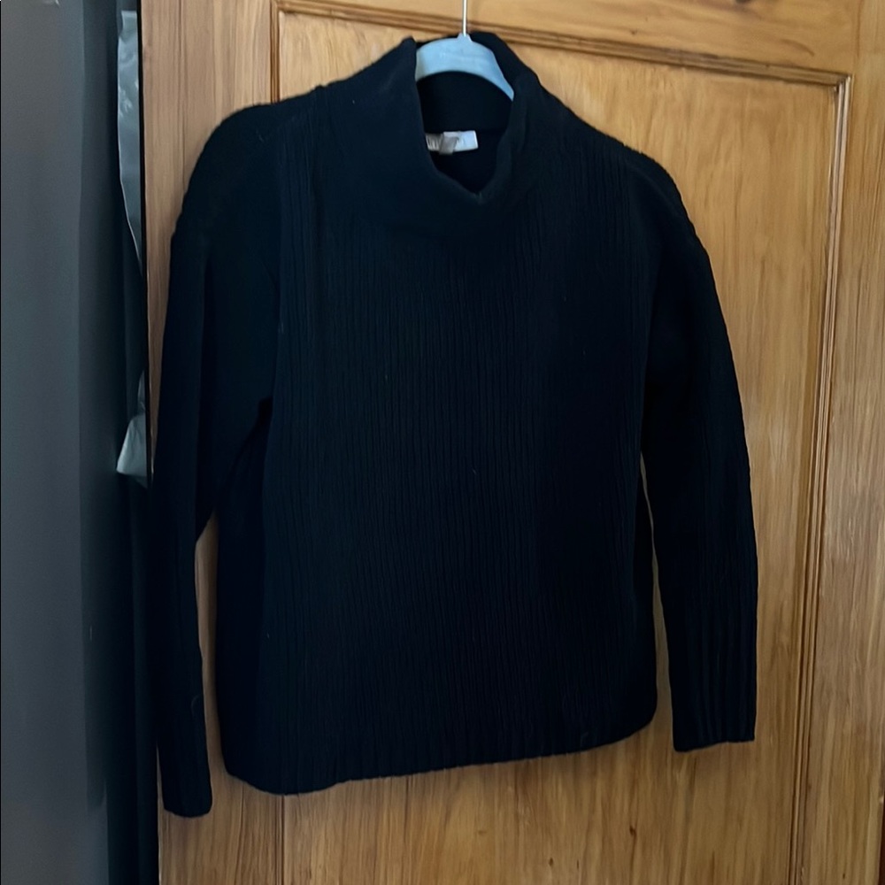 Black Mockneck Sweater